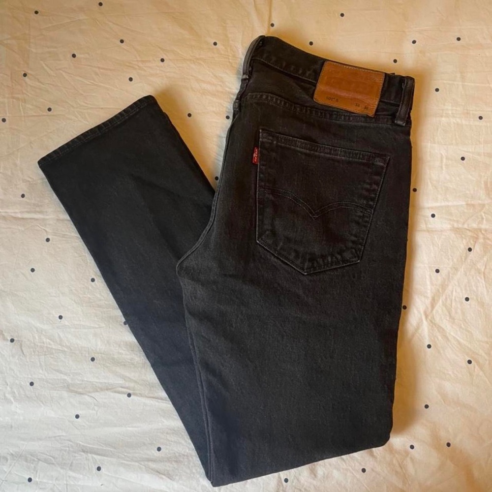 Vintage Black Original Fit Levi’s Jeans (34x30)